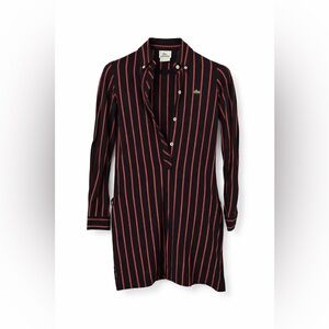 Lacoste Striped Shirt Dress / Long Shirt – Size 36